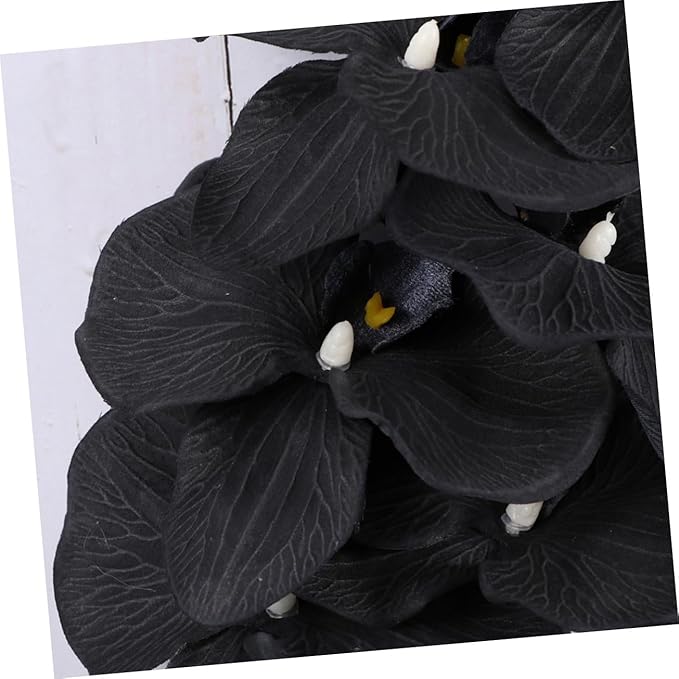 Ciieeo Lifelike Phalaenopsis Orchid Artificial Flower for Home Adornment Perfect Photography Prop Ideal for Living Room Wedding Event