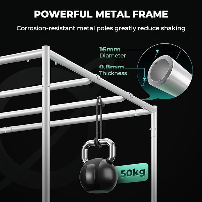 Mars Hydro 4x4 Smart Grow Tent Kit Complete System with WiFi-Integrated Controller 43,480W FC-E4800 Dimmable Light 2646Pcs LED,48"x48"x80" 1680D High Reflective Mylar,6inch Automatic Ventilation Kit