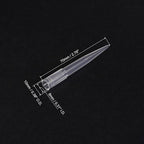 MECCANIXITY 10 Pcs Floral Water Tubes 2.8" Plastic Flower Picks Vials for Fresh Plants, Flower Arrangements, Milkweed Cutting (Clear)