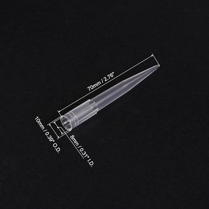 MECCANIXITY 10 Pcs Floral Water Tubes 2.8" Plastic Flower Picks Vials for Fresh Plants, Flower Arrangements, Milkweed Cutting (Clear)