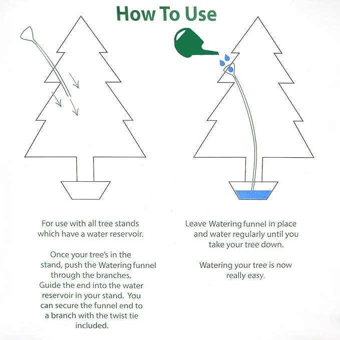 Christmas Tree Watering Funnel - 40" Long (2 Units)