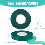 Prudiut 1500 Ft Plant Tape 1/2" Stretch Garden Tape Sturdy Plant Ribbon Nursery Tree Tapes Support for Indoor Outdoor Patio, Tree, Vegetables, Branches