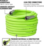 Flexzilla Garden Hose 3/4 in. x 100 ft., Lightweight All-Weather Water Hose, Durable and Flexible, Leak-Free Connections