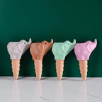 4 Pack Elephant Shape Terracotta Watering Spikes, Plant Watering Globes(Up to 7 Days of Watering), Automatic Plant Waterer for Indoor Outdoor Plants