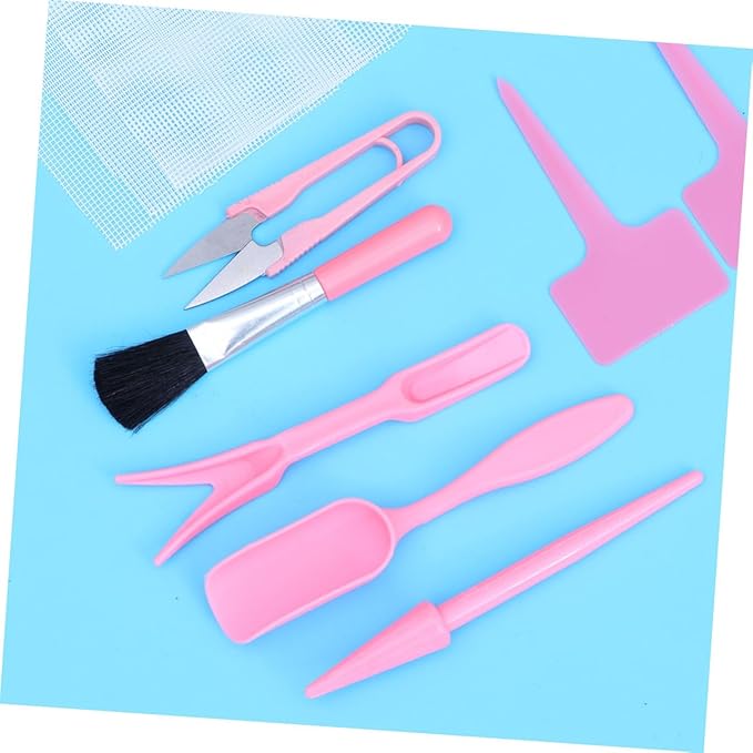 16pcs Succulent Gardening Tool Set Sprayer Trowel Pruners Brush for Home Professional Planting