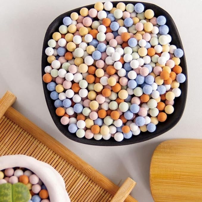 180g Garden Soil,Clay Pebbles Gardening Ceramsite Orchid Rocks Drainage Water Purification Ceramsite Decor Cultivation Soil Stone Horticultural Grade for Soil Hydroponics Aquaponics,Diameter 8-10mm