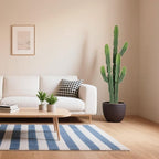 Nafresh UV-Resistant Artificial Fake Cactus Plants 5ft – Large Faux Cowboy Cactus for Indoor & Outdoor Home, Office, or Garden Decor