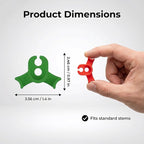 40 Pcs Low Stress Training Clips, Plant Training Clips, 90 Degrees Bud Trainer Clip Bud Bender for Plant Gardening (20 Red+20 Green)