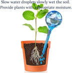 MOONSOUND Self Watering Globes for Plants - 10pcs Automatic Watering Bulbs for Indoor & Outdoor Potted Plants, Vacation Plant Care, Water Conservation Device