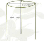 6 Pack Garden Stakes Plant Support Cage, Plant Support Rings for Outdoor Indoor Peony Tomato Rose Flowers Potted Plants (7.9" W x 11" H)