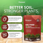 Florasoul® Clay Breaker Soil Amendment (6.6 lbs) – Revitalize Heavy Clay & Compacted Soil – Plant-Based & Vegan Formula – Enhances Drainage & Aeration – for Gardens, Lawns & Flower Beds