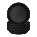 7.5 inch (5.9" at Base) Plastic Plant Saucer Drip Trays Pack of 6, Plant Trays for Indoors, Durable Sturdy Strong Planter Flower Pot Saucers for Outdoor