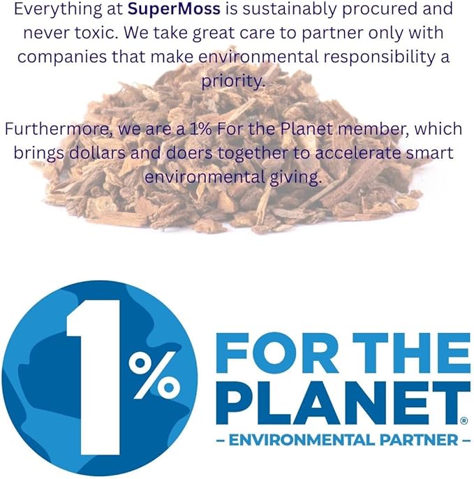 SuperMoss (23111) Orchid Potting Bark, 100% Natural White Fir Bark, 1/4", 2 Cu. Ft.