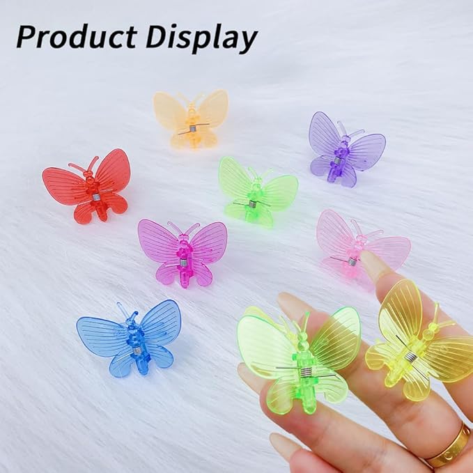 60 Pcs Plant Orchid Clips Kit Butterfly Vine Clips Dragonfly Orchid Support Clips Garden Plant Clips for Support Flower Vine Orchid, Mix Color