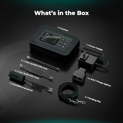 MARS HYDRO iControl for Grow Tent, Smart Grow Room Controller, Smart Environmental with Temperature, Humidity, VPD,Timer, Cycle