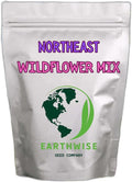 Earthwise Northeast Native and Naturalized Wildflower Seed Mix – Season-Long Color, Pollinator Friendly, Organic, Low Maintenance, Chemical-Free, Pet Safe – Covers Up to 1,000 sq ft, 1/2 lb