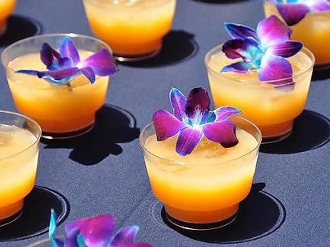 Miami Fresh Orchid Loose Bloom PERISHABLE flowers OrchidClub USA Sunne Tropical DIY lei, food & drink decoration (100 RAINBOW)