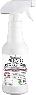 Pest Control by Premo Guard – 32 oz– Insect & Pest Spray – Bug, Roach, Fleas, Fruit Fly, Ant, Spider Killer – Effective Plant Based Formula – Child and Pet Safe – Best Natural Protection