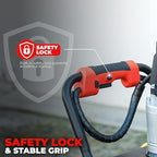 XtremepowerUS 1500W Electric Post Hole Digger Earth Auger with Reverse Function Dig Hole Fence Post Hole Digging, Tree Planting Include 6" Digging Auger Bit, 3/4" Shaft