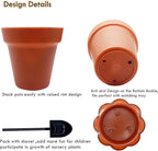 PURPLE STAR 1N 30 Pack Cupcake Plant Nursery Pots with Humidity Dome- Small Plastic Flower Pots with Saucers and Shovel for Indoor Outdoor Seedling Succulent Vegetable