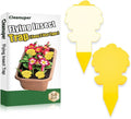 58 Pack Flying Insect Traps for Plants – Yellow Sticky Traps for Gnat, Fly & Flying Bug, Indoor Outdoor Flying Bug Catcher for Pots, Garden & Kitchen, Kid & Pet Safe, Non-Toxic (58 Pcs Ice Cream)