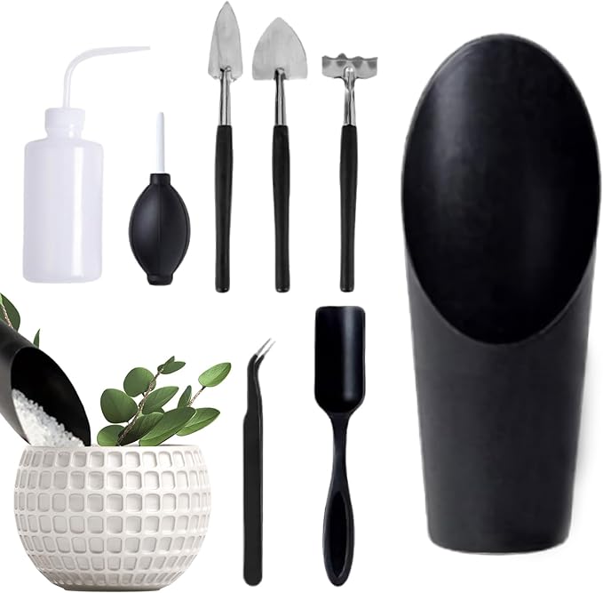 Succulent Tools Set,Plant repotting kit,repotting kit,Succulent Tools,Indoor Plant Tools,Succulent Tool kit,houseplant Tools,Plant Care kit,Indoor Plant Care kit, (Set of 8)