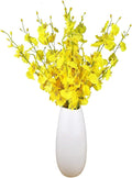 Artificial Flowers Orchids Silk Fake Flowers in Bulk, 10 Pcs (Each 20”), for Wedding Festive Party Home Office Decoration, Not Include Vase