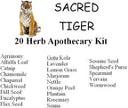 20 Herb Wiccan Apothecary Kit - Witchcraft, Wiccan, Pagan Herb Starter Kit - 40mm Roll of Easy Light Charcoal - Shipped in Sturdy Cardboard Storage Box (9"x6"x3")