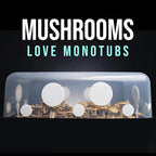 North Spore 'Boomr Bin' Monotub Mushroom Grow Kit | Complete Dung-Loving Mushroom Grow Kit - Just Add Spores | Featuring Boomr Bin Monotub | Includes Monotub, Sterile Substrates, Coco Coir & Filters