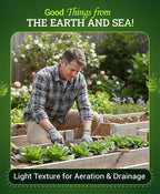 FoxFarm Ocean Forest Potting Soil for Container Gardens - Light, Aerated Texture with Fish Meal, Crab Meal, Earthworm Castings - Houseplant Potting Mix for Seedlings & Plant Starts - 12 Qt