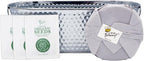 BUZZY Organic Herb Seeds Grow and Grill Kit – Organic Rosemary, Sage & Thyme – Indoor Starter Set with Hammered Metal Planter, Soil & Instructions – Perfect Kitchen Garden Gift