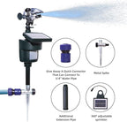 Outdoor Repellent for Yard Motion Activated with Solar Panel Water Spray Garden Sprinkler Irrigation System
