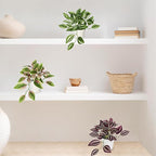 Hollyone Fake Plants 6 Pack Artificial Plants Indoor Faux Plant with White Plastic Pot Small Fake Potted Plant for Home Aesthetic Living Room Bathroom Desk Shelf Office Decor