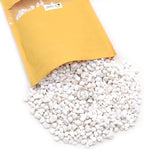 White Rocks. Decorative Pebbles. 1/5 Inch 10 lbs for Garden, Landscaping, Indoor, Vase Fillers, Crafting, Succulents, Pots, Plants (Mini, Tumbled)