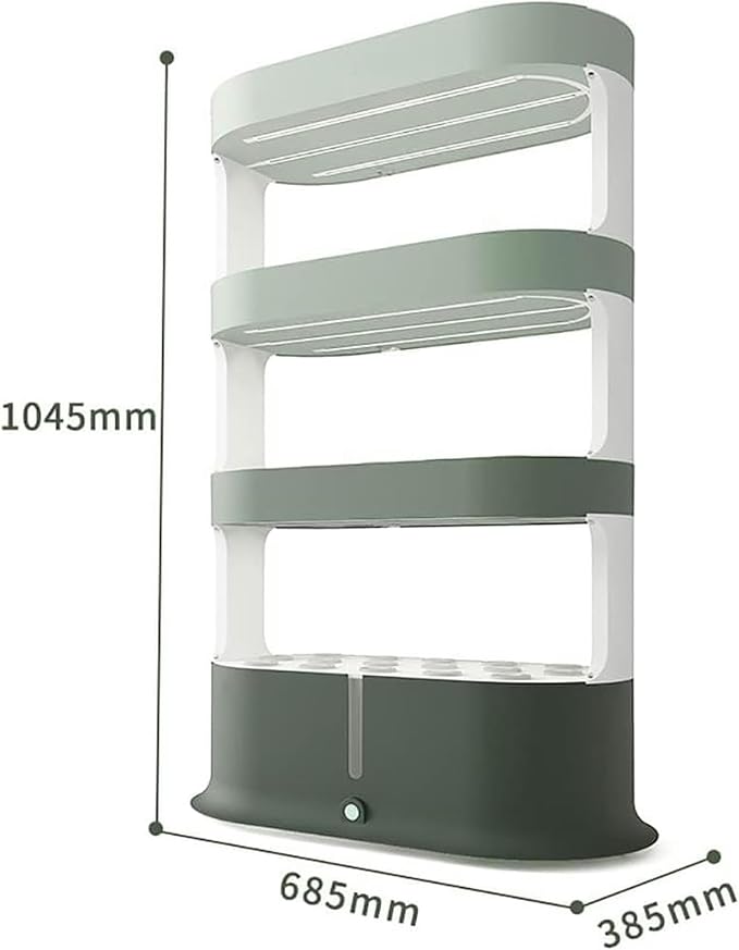 FLTRGO Garden Hydroponic Growing System 48 Pods Hydroponics Tower, Plant Germination Kit Aeroponics Growing Kit with LED Grow Light & Automatic Watering, Smart Garden Planter Aquaponics