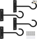 4Pack 4inch Wall Hook for Hanging Plant Bracket