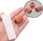 10 Pack 25mm Ceramic Aquarium Plant Weights - Pre-Wrapped Cotton Anchors for Substrate Planting