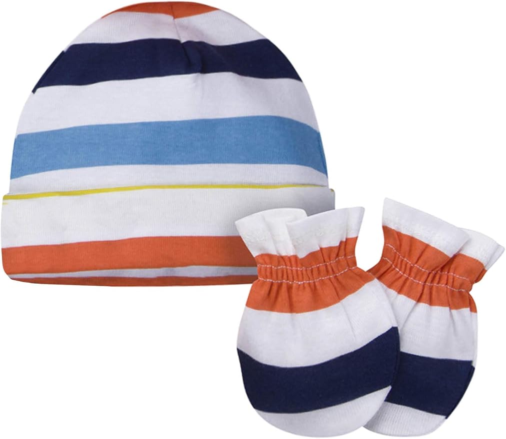 Onesies Brand Unisex Baby 12-piece Cap and Mitten Set