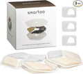Smartoo 3 Packs Official Replacement Filters and 3 Packs Sponges for 152oz/4.5L Wireless Cat Water Fountain PTM-643