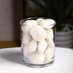 11LB River Pebbles Polished Gravel for Plants Natural White Plant Stones River Rocks 3/4-1 5/8 Inch River Stones for Landscaping Small Pebbles for Crafts