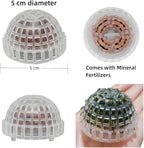 4 Pack Aquarium Moss Ball Shape Holder, Fish Tank Moss Ball Live Plants Shaping Filter Planter, Exotic Moss Accessory Decor Ornaments for Aquarium Shrimp Betta Fish Tank
