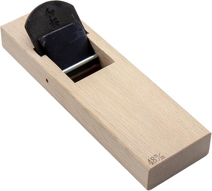 Wazakura Japanese Hand Plane (Kanna) for Smoothing, Woodworking Tool, Made in Japan (48mm)