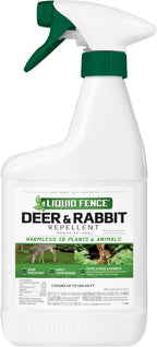 Liquid Fence Deer And Rabbit Repellent Ready-To-Use, Apply Year-Round, 32 Ounces