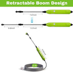 Battery Powered Sprayer Wand - 29" Electric Sprayer with 3 Adjustable Water Hose Nozzle Portable Garden Sprayer with 16ft Hose for Lawn and Garden Plant Watering