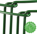 LEOBRO 6 Pack Plant Support Plant Stakes, Metal Peony Support, Garden Plant Supports, Plant Cage, Plant Support Ring, Plant Support Stakes for Peony, Tomato, Hydrangea, Indoor Plants, 9.8 W x 15.7 H
