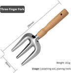 5 Pcs Professional Gardening Kit Stainless Steel Tools for Pots Beds Containers