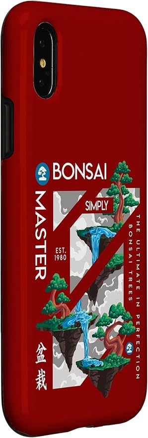 iPhone X/XS Zen Bonsai Tree Niwaki Japanese Garden Art Botanists Case