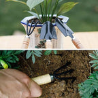Ciieeo 10pcs Mini Gardening Tool Set for Succulent and Potted Planting with Wooden Handles, Soil Detecting Device, and Bonsai Accessories for Indoor and Outdoor Plant Care