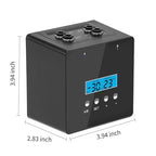 Automatic Indoor Plant Waterer, Dual Pump Drip Irrigation System with Timer, 20 Adjustable Drippers, Self Watering for Potted Plants, Easy Setup
