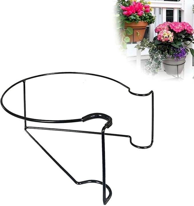Bloem RailScapes Floating Railing Plant Clip for 1.25” - 1.5” Thick Spindles, 3-Pack